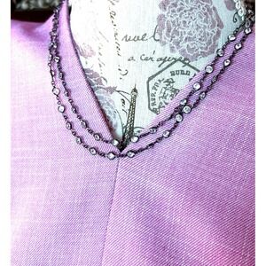 Lafonn Simulated Diamond 925‎ Sterling Silver By The Yard Necklace-Color RETIRED